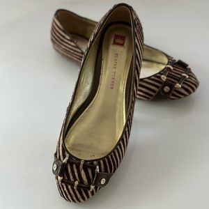 Elaine Turner pony hair flats!